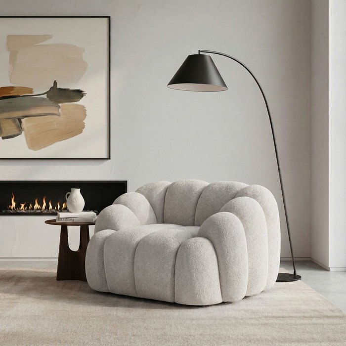 Atelier Del Sofa Octavio - Sofá de 1 Plaza Blanco Atelier Del Sofa Octavio - Sofá de 1 Plaza Blanco